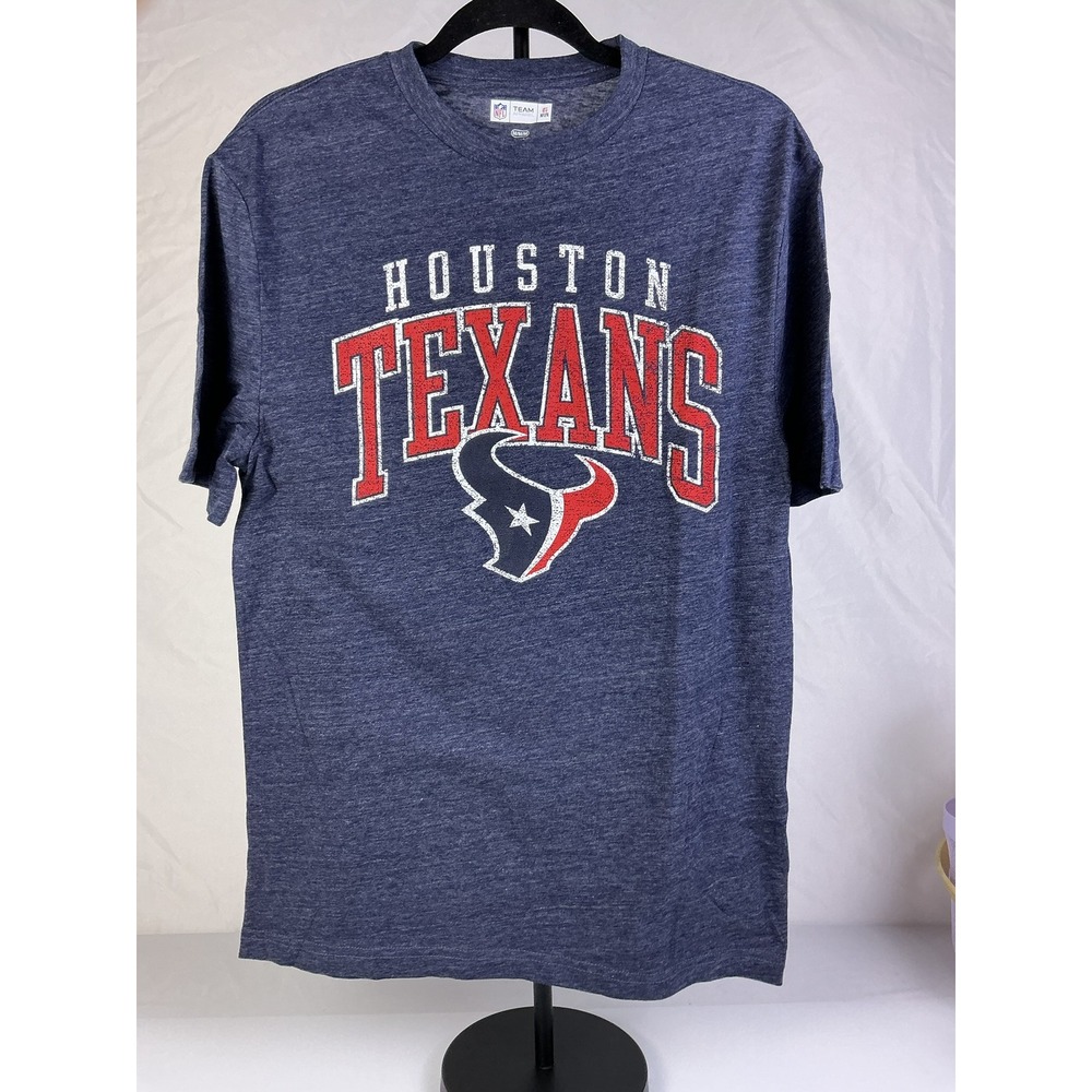 Houston Texans NFL‎ Team Apparel Mens Medium Blue Graphic T-Shirt NWOT